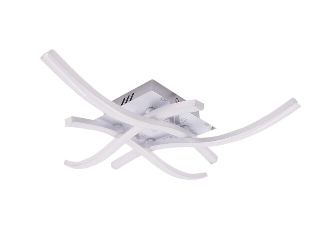 Plafoniera moderna a led C-05F da soffitto con bracci ad onda luce fredda naturale