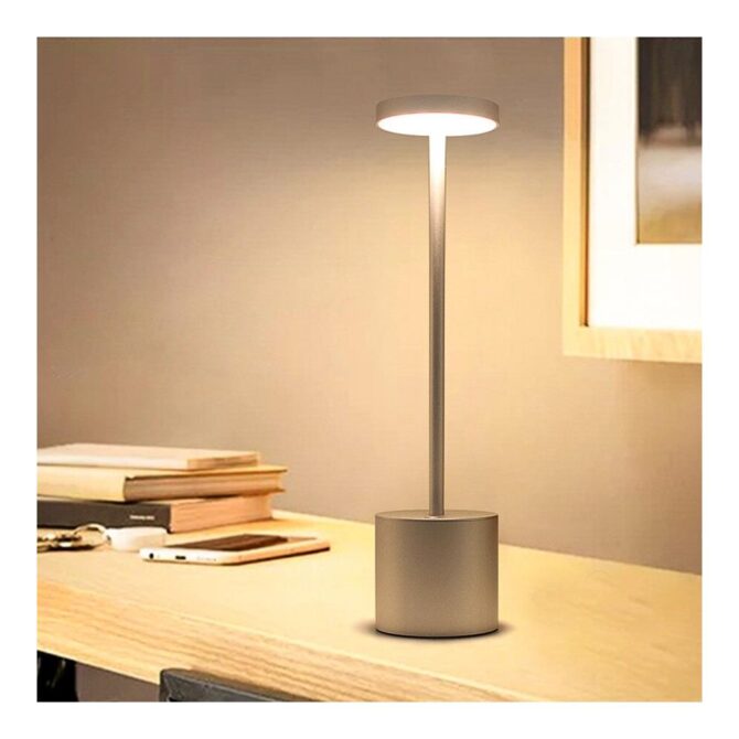 Lampada da tavolo senza fili con sensore tattile lampada da tavolo da pranzo moderna per bar ristorante ricaricabile per camera da letto