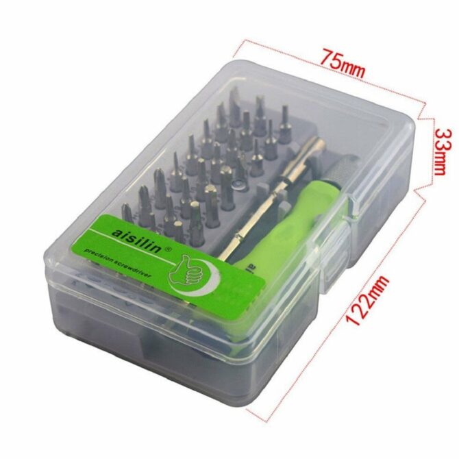 31 in 1 set di cacciaviti intercambiabili Mini strumenti di riparazione elettronica 7389C PT