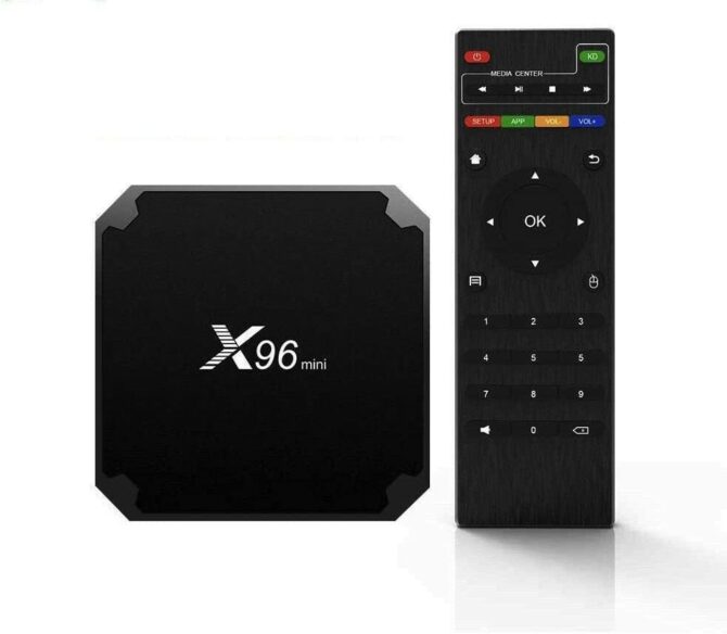 Smart TV Box X96 Mini con Android S905W 2GB RAM 16GB e Supporto Kodi 4K IPTV