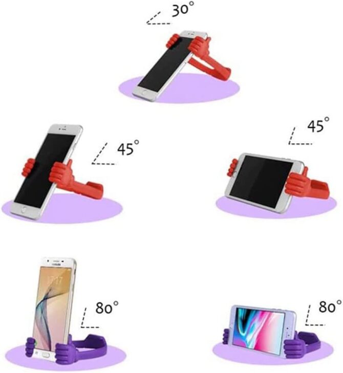 Porta telefono scrivania universale flessibile supporto smartphone telefono, supporto per cellulare supporto per smartphone per iphone ipad samsung e altri