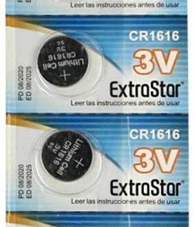 5 Batterie a Bottone CR1616 Litio 3V