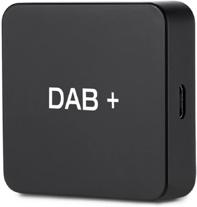 DAB+ Box Radio Digitale con Antenna Tuner Trasmettitore FM USB per Autoradio