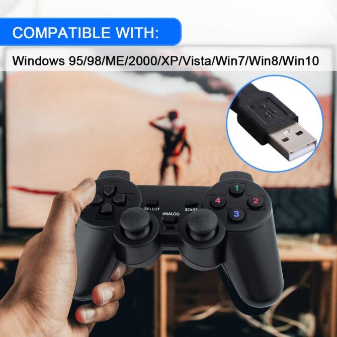 2 controller joystick gamepad usb