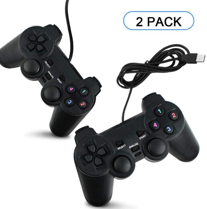 2 controller joystick gamepad usb