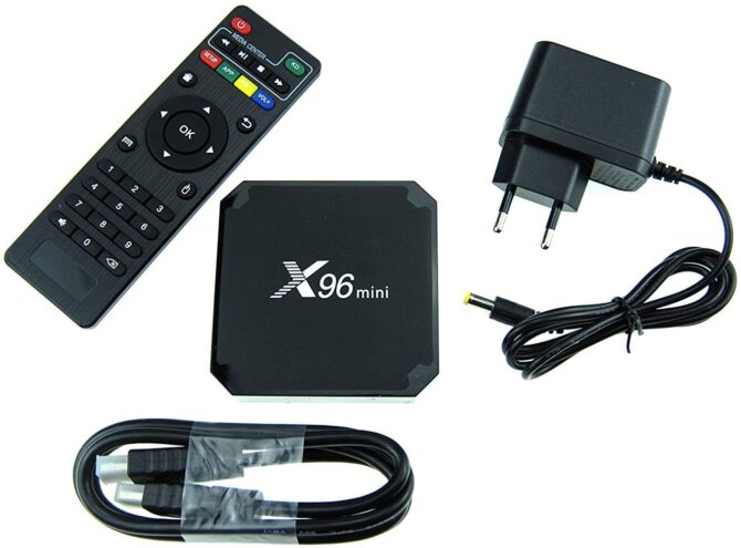 Smart TV Box X96 Mini con Android S905W 2GB RAM 16GB e Supporto Kodi 4K IPTV