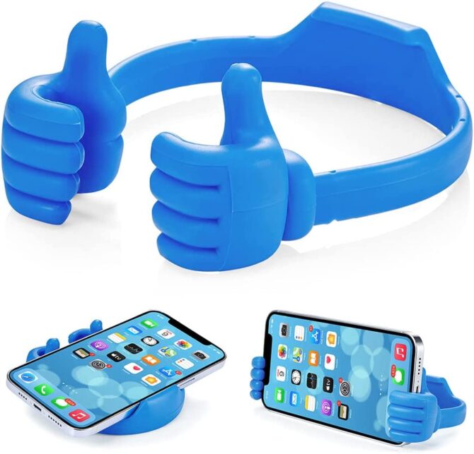 Porta telefono scrivania universale flessibile supporto smartphone telefono, supporto per cellulare supporto per smartphone per iphone ipad samsung e altri