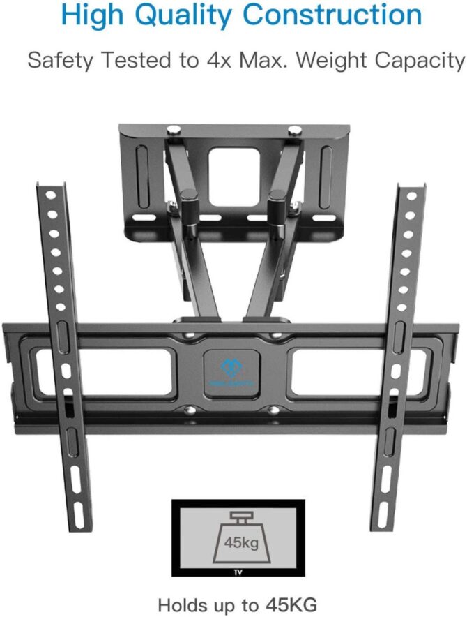 Supporti da Parete Supporto TV da 32-70 Pollici Full Motion Max VESA 600x400mm e 45kg