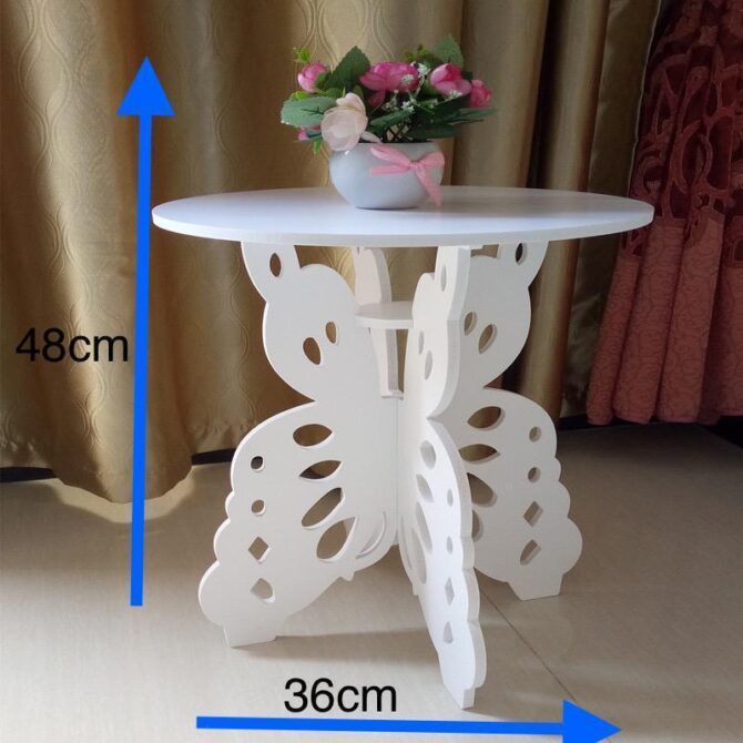 Tavolino rotondo a forma di farfalla tavolino per soggiorno tavolino da caffè