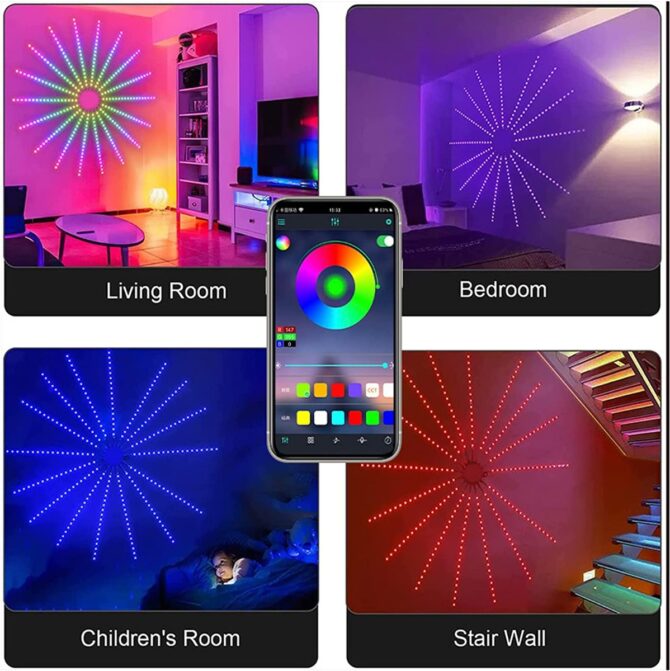 Luci a led ultra lunghe led strip lights rgb cambia colore luci a led