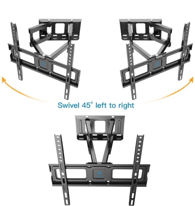 Supporti da Parete Supporto TV da 32-70 Pollici Full Motion Max VESA 600x400mm e 45kg