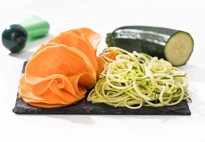 Genius Super Julietti 6 parti Julienne Taglierina a spirale Affetta Verdure