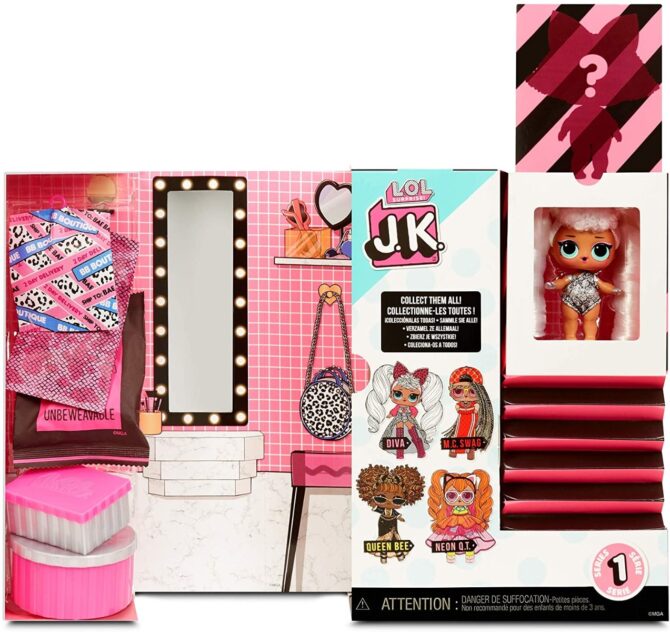 LOL Surprise JK Diva Mini Fashion Doll with 15 Surprises