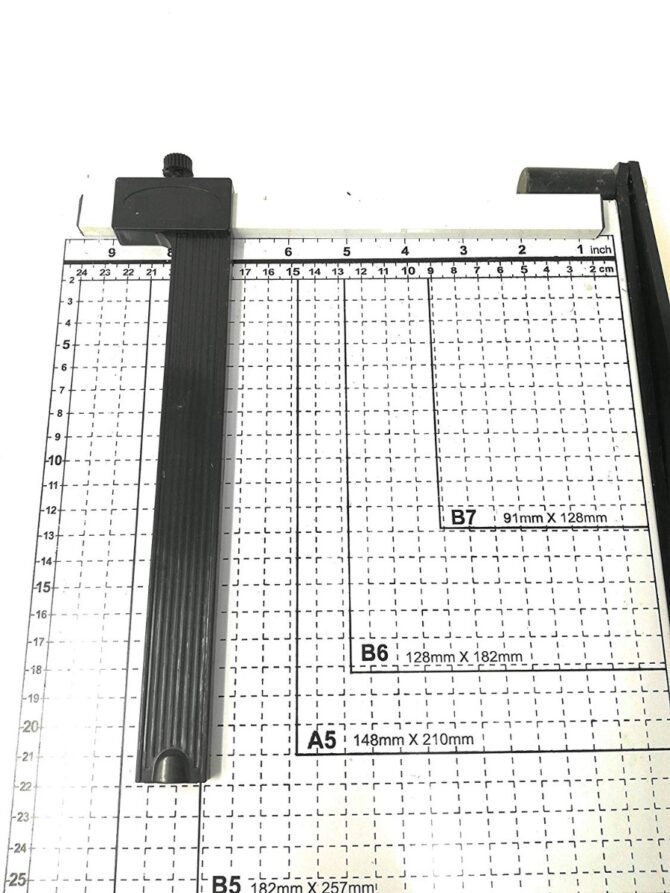 Taglierina A Leva Per Fogli A4 A5 B5 B6 B7 Taglia Carta Con Barra Centimetrata