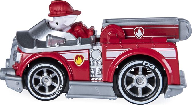 Paw Patrol Veicoli Die-Cast, Scala 1:55, Modelli Assortiti