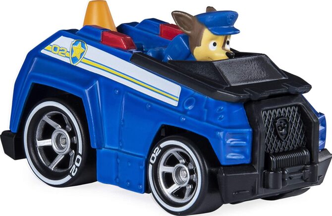 Paw Patrol Veicoli Die-Cast, Scala 1:55, Modelli Assortiti