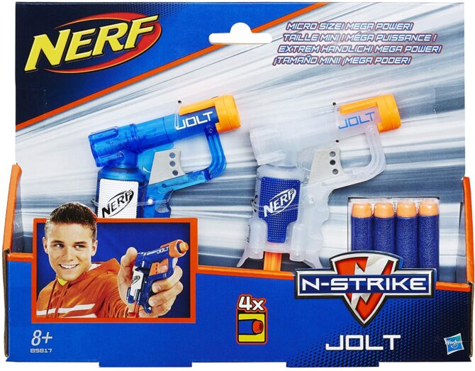 Hasbro B5817 – Nerf N-strike Jolt 2 Pack, Multicolore