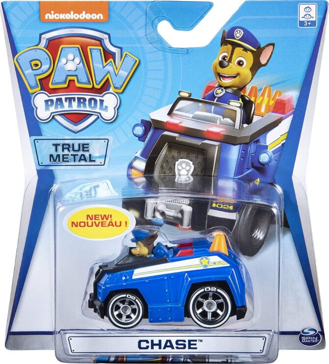 Paw Patrol Veicoli Die-Cast, Scala 1:55, Modelli Assortiti