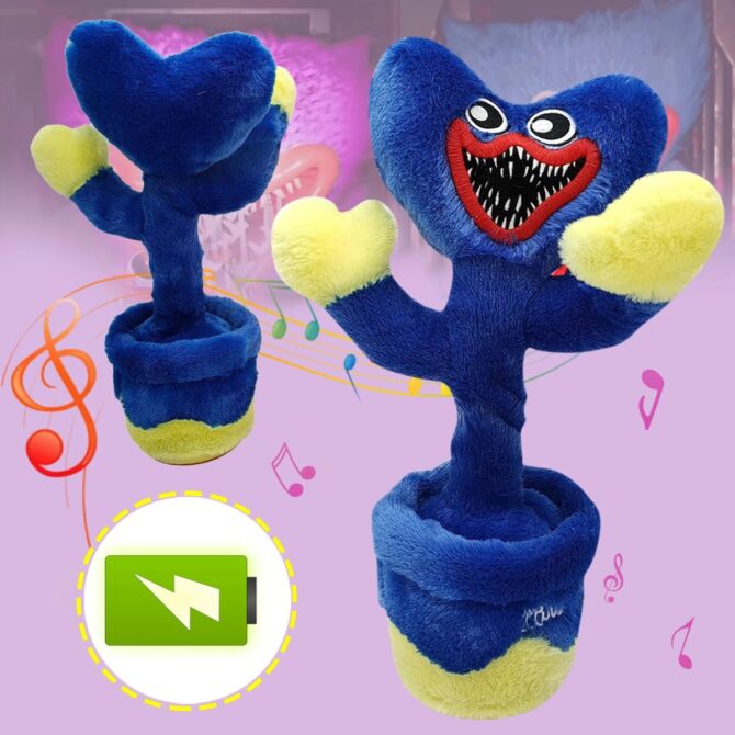 Divertente Dancing Huggy Wuggy ballerino gioco peluche morbido con diverse canzoni peluche registrazione giocattolo per bambini regalo