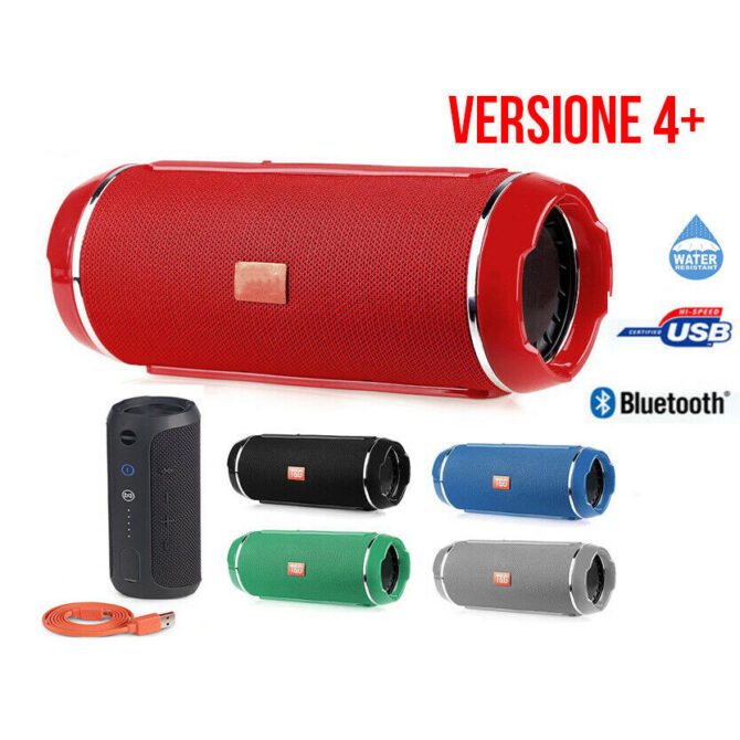 Cassa Bluetooth Speaker Impermeabile Waterproof WiFi Speakerphone Wireless