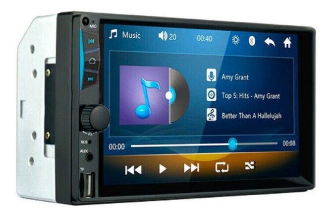 Autoradio touch 2 din 7 mp5/mp3/fm 4x45w 7052