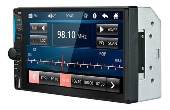 Autoradio touch 2 din 7 mp5/mp3/fm 4x45w 7052