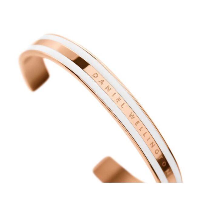 Bracciale Daniel Wellington Oro Rosa e Bianco DW00400005 160mm