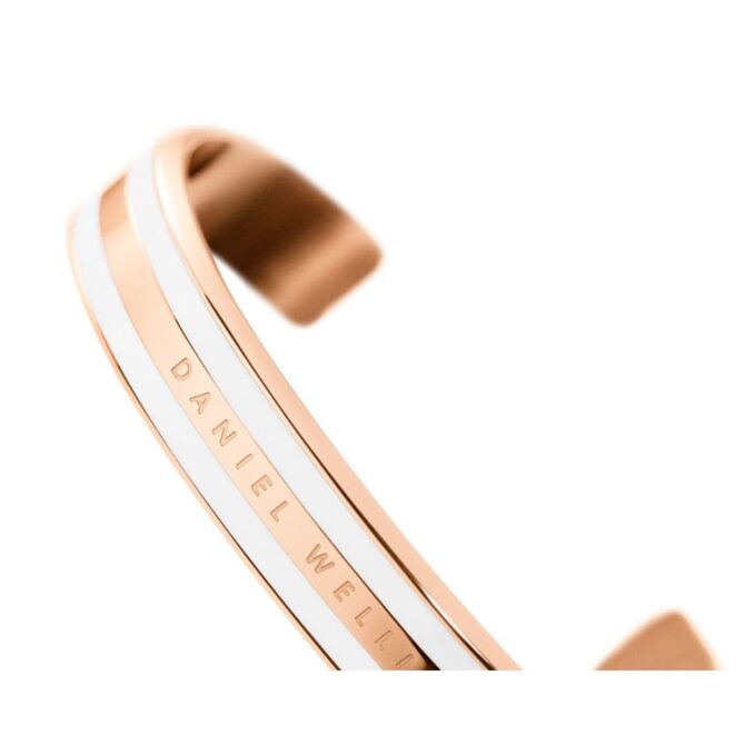 Bracciale Daniel Wellington Oro Rosa e Bianco DW00400005 160mm