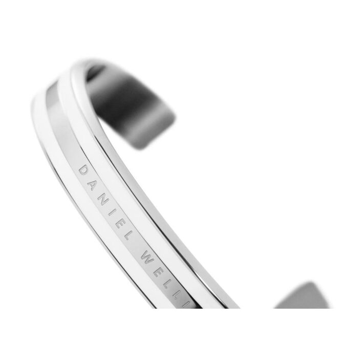 Bracciale Daniel Wellington Argento e Bianco DW00400006 160mm