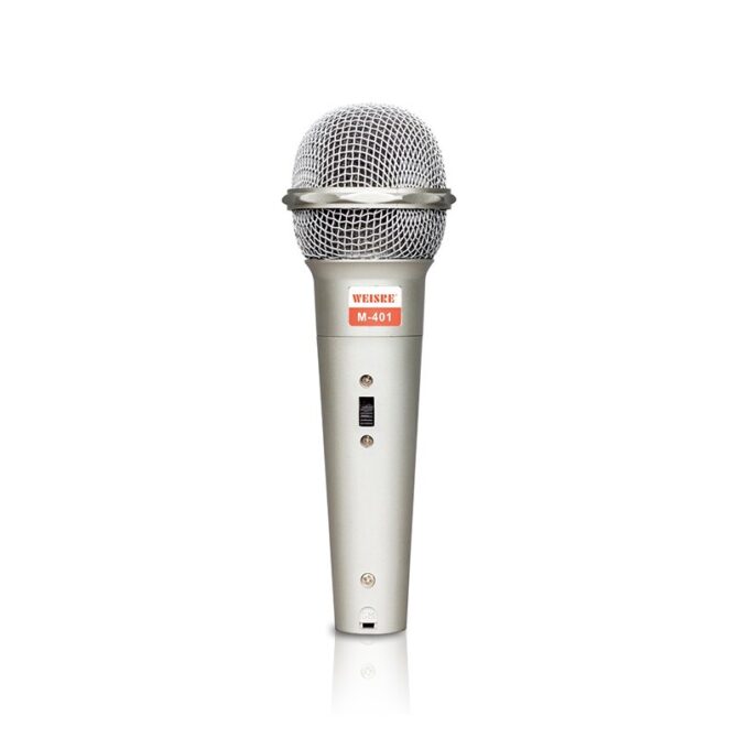 Microfono dinamico professionale Karaoke Weisre modello DM 401 riproduttore vocale