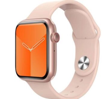 Smart Watch Serie 6 - Chiamata Bluetooth, Pedometro, Frequenza Cardiaca, Impermeabile - Unisex, Sport ROSA