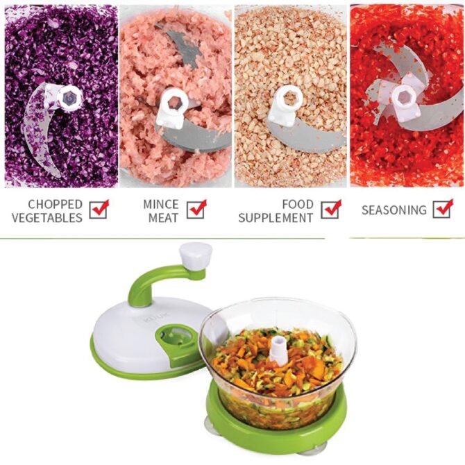 Findback 4in1 tritatutto multifunzione chop spin mix separate frutta verdura carne