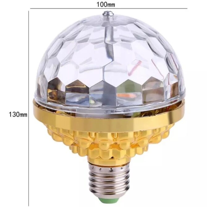 Lampada a led da palcoscenico con luce a sfera magica rotante colorata per feste in casa