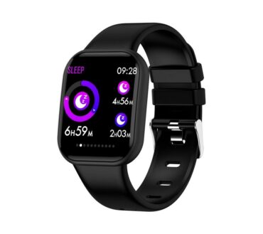 Smart Watch Serie 6 - Sport Nero, Bluetooth, Chiamata, Pedometro, Frequenza Cardiaca