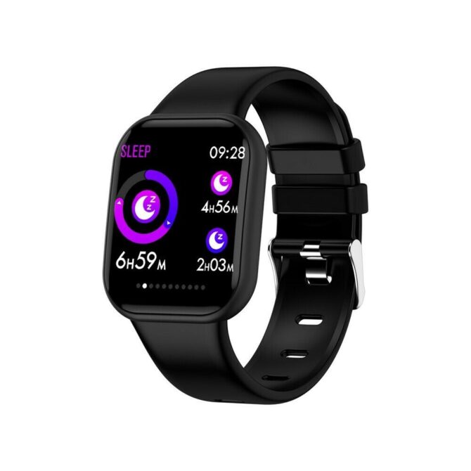 Smart Watch Serie 6 - Sport Nero, Bluetooth, Chiamata, Pedometro, Frequenza Cardiaca