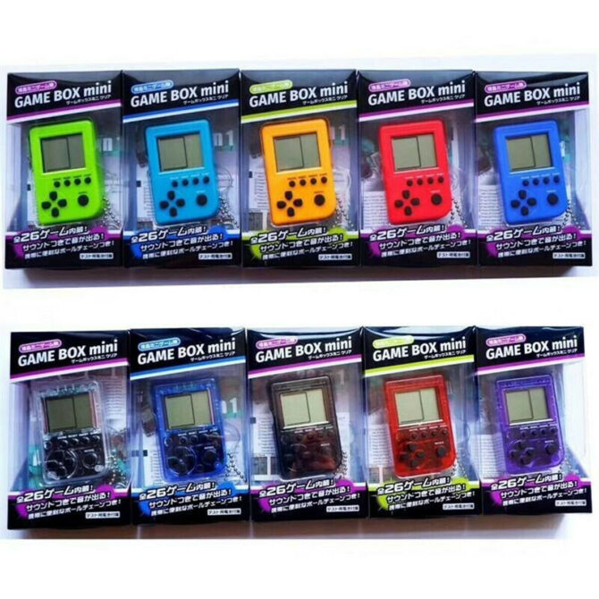 2 mini console vintage clone game boy box 26 giochi classici portatile pvp bimbi