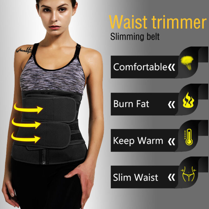 Fascia Addominale Dimagrante Corsetto Cintura Regolabile Snellente Sport Trainer Cinghia