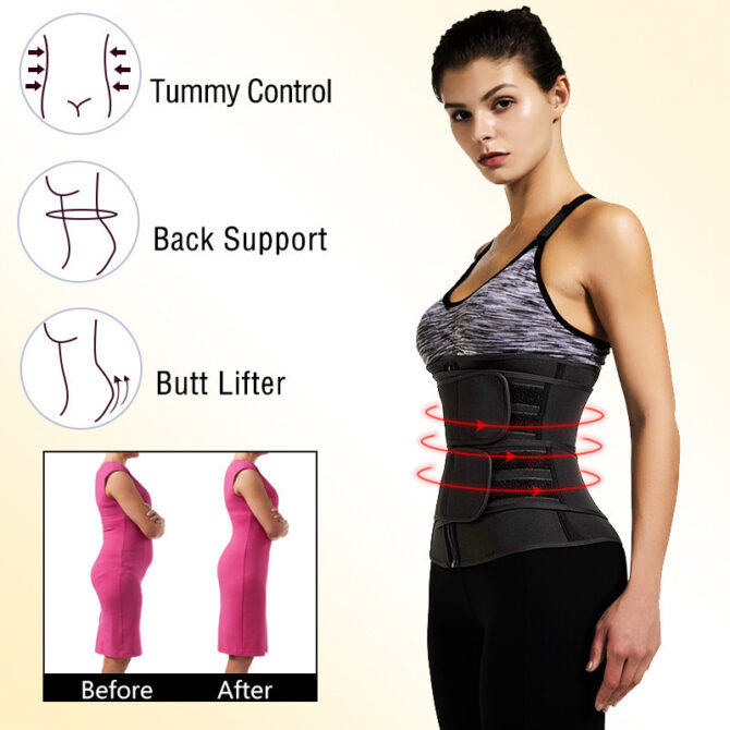 Fascia Addominale Dimagrante Corsetto Cintura Regolabile Snellente Sport Trainer Cinghia