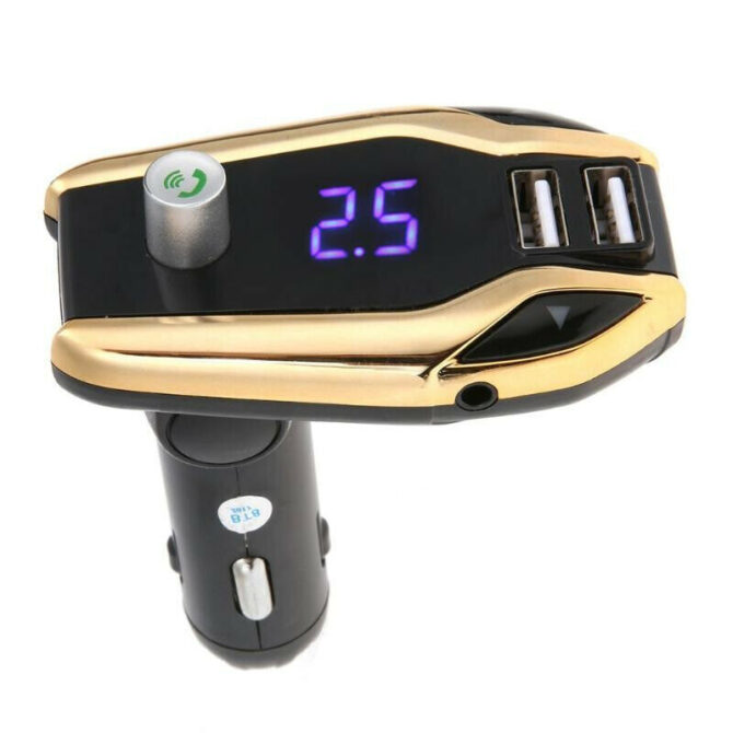 Modulatore FM Mp3 Auto X8 Plus Wireless Bluetooth Gold