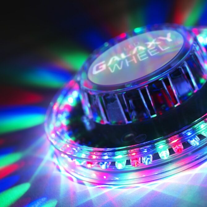 LED Galaxy Wheel - luce da discoteca "danzante"