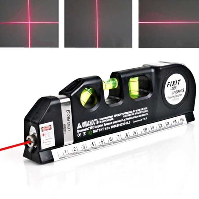 Righello metro laser a infrarossi livella levelpro 03 4 in 1 di precisione