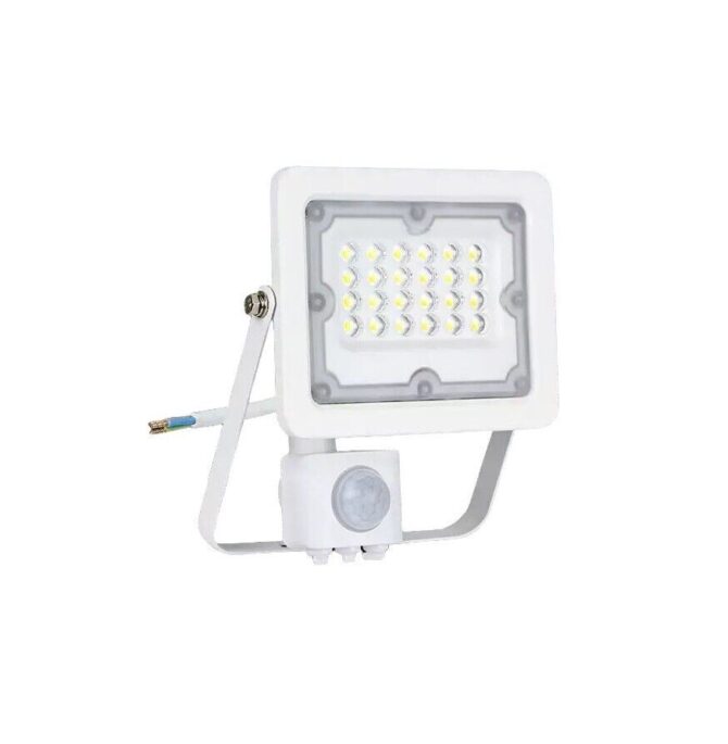 Faretto a Led con Sensore di Movimento Crepuscolare per Esterno IP65 Regolabile