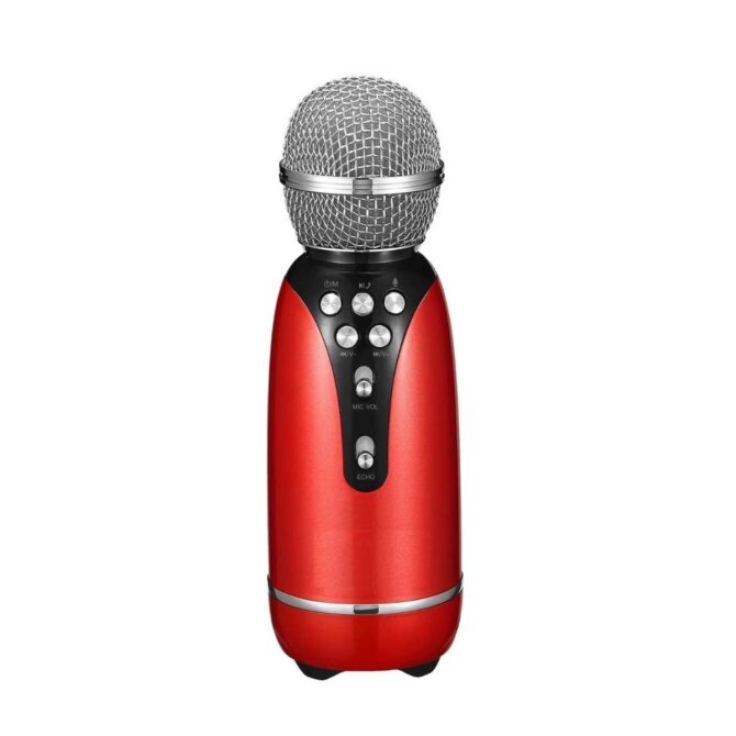 Microfono wireless karaoke con altoparlante cassa integrata bluetooth portatile