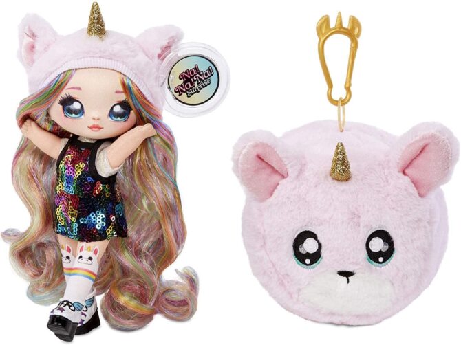 Na! Na! Na! Surprise Pom Doll Assortment Bambola con Pompon Serie 1, Multicolore