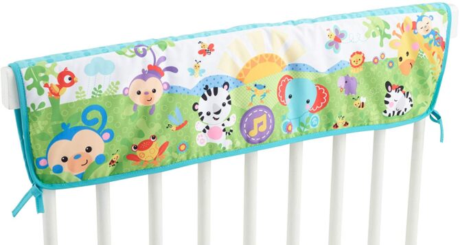 Fisher-Price piano morbido della foresta con animali musica suoni rilassanti per bambini