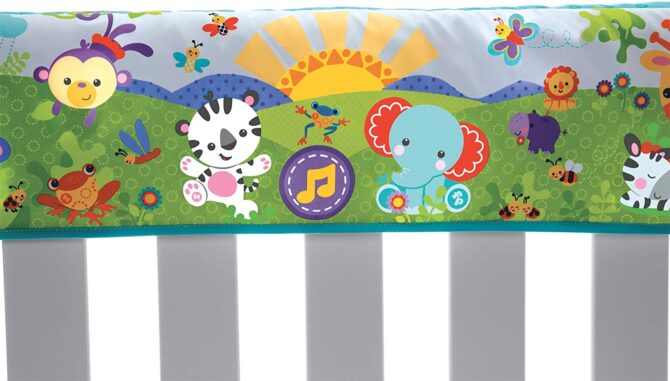 Fisher-Price piano morbido della foresta con animali musica suoni rilassanti per bambini