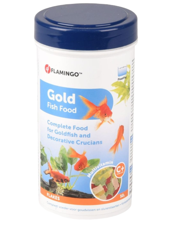 Flamingo Gold Fish Food Flakes Multivitaminico 50gr