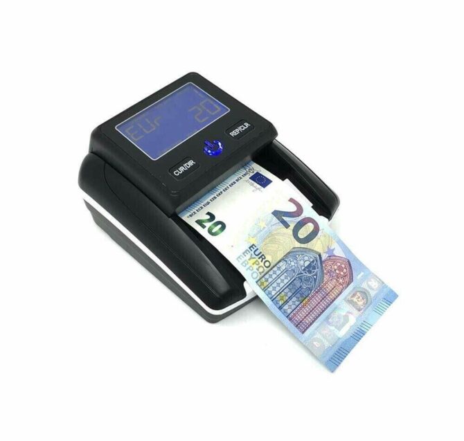 Rilevatore Banconote Verifica Euro Soldi Falsi E Contabanconote USB Portatile