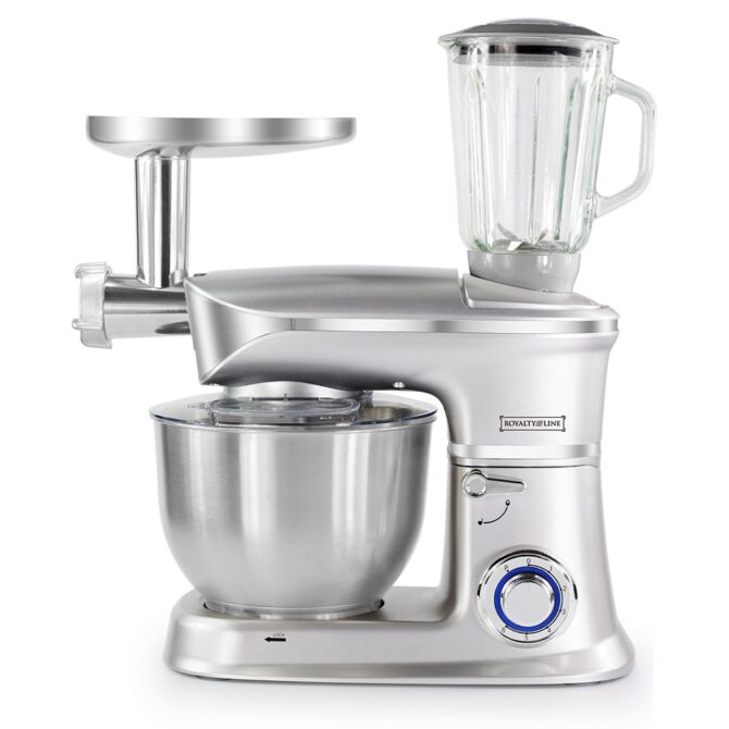 Robot da Cucina Tritacarne 3 in 1 Impastatrice Planetaria Frullatore RoyaltyLine 6,5 Litri 1900W