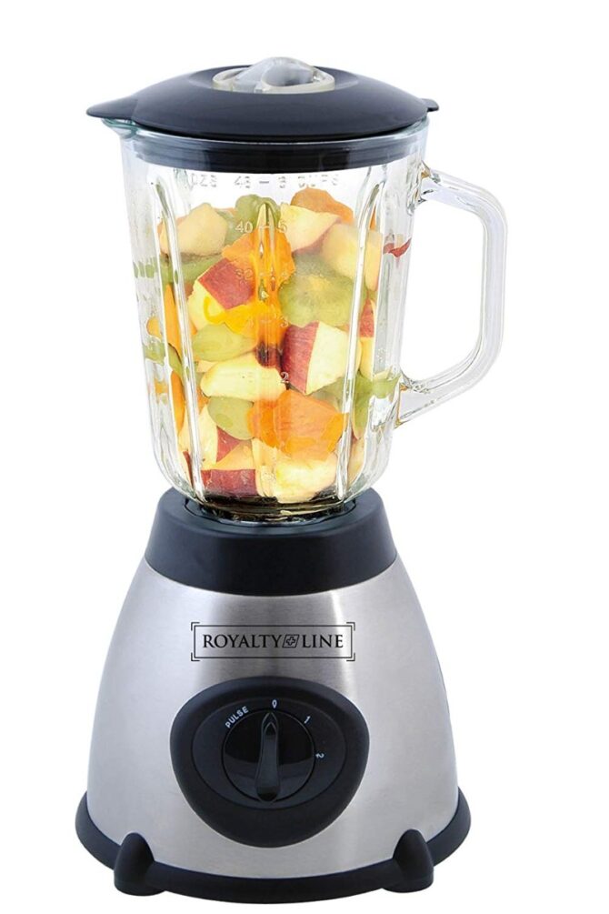 Royalty Line Blender Mixer Turbo Frullatore Elettrico Di Caraffa 1.5l Potenza 500 W